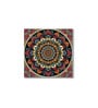 Floral Circle Canvas Set of 4 Printed Wall Painting Stretch Canvas Frame