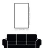 Flowers in Vase Canvas Printed Wall Painting Black Frame
