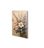 Flowers in Vase Canvas Printed Wall Painting Stretch Canvas Frame