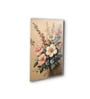 Flowers in Vase Canvas Printed Wall Painting White Frame
