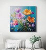 Blue Canvas Printed Wall Painting Stretch Canvas Frame