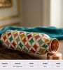Vibrant Geometric Floral Copper Bottle