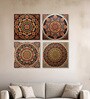 Canvas Art Collection Printed Wall Painting Set of 4 Stretch Canvas Frame