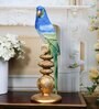 Vibrant Plumage Parrot Multicolour Polyresin Figurine