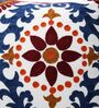 Vibrant Suzani Embroidered Throw Cushion Cover (18x18)