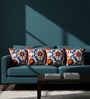 Vibrant Suzani Embroidered Throw Cushion Cover (18x18)