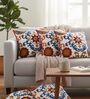 Vibrant Suzani Embroidered Throw Cushion Cover (18x18)