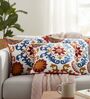Vibrant Suzani Embroidered Throw Cushion Cover (18x18)