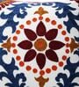 Vibrant Suzani Embroidered Throw Cushion Cover (18x18)