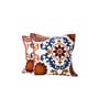 Vibrant Suzani Embroidered Throw Cushion Cover (18x18)