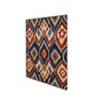 Tribal Pattern Canvas Collection Set of 4 Printed Wall Painting Black Frame