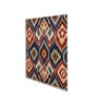 Tribal Pattern Canvas Collection Set of 4 Printed Wall Painting White Frame