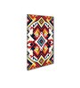 Tribal Pattern Canvas Set of 3 Printed Wall Painting Black Frame