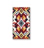 Tribal Pattern Canvas Set of 3 Printed Wall Painting Black Frame