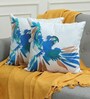 Vibrant Watercolor Parrot Cushion Cover (18x18 inches)