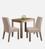 Vic 2 Seater Dining Set in Wood Finish