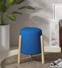Vicente Solid Wood Seating Stool In Natural Finish
