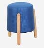 Vicente Solid Wood Seating Stool In Natural Finish