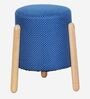 Vicente Solid Wood Seating Stool In Natural Finish