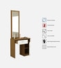 Victo Dressing Table in Lyon Teak & White Colour