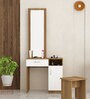 Victo Dressing Table in Lyon Teak & White Colour