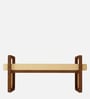Victor Fabric Recaimer With Teakwood Base In Bone White color