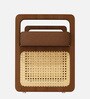Victor Fabric Recaimer With Teakwood Base In Brown color