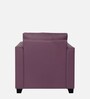 Victor Leatherette 1 Seater Sofa In Sunset Purple Colour