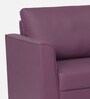 Victor Leatherette 1 Seater Sofa In Sunset Purple Colour