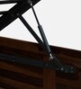 Victor Sheesham Wood Queen Size Bed in Scratch Resistant Rustic Teak Finish With Hydraulic Storage