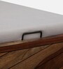 Victor Sheesham Wood Queen Size Bed in Scratch Resistant Rustic Teak Finish With Hydraulic Storage