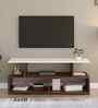 Victor TV Unit In Brown Maple & White Finish