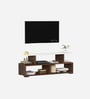 Victor TV Unit In Brown Maple & White Finish