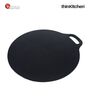 Victoria 12-Inch Cast Iron Tawa Dosa Pan, Pizza Pan with a Loop Handle, Crepe Pan Preseasoned with Flaxseed Oil, Made in Colombia
