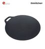 Victoria 12-Inch Cast Iron Tawa Dosa Pan, Pizza Pan with a Loop Handle, Crepe Pan Preseasoned with Flaxseed Oil, Made in Colombia