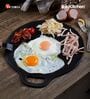Victoria 12-Inch Cast Iron Tawa Dosa Pan, Pizza Pan with a Loop Handle, Crepe Pan Preseasoned with Flaxseed Oil, Made in Colombia