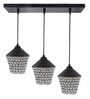 Victoria Black Metal Cluster Hanging Light