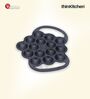 Victoria Cast Iron Poffertjes Dutch Pancake Pan with Loop Handles, Preseasoned with Flaxseed Oil, Made in Colombia