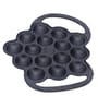 Victoria Cast Iron Poffertjes Dutch Pancake Pan with Loop Handles, Preseasoned with Flaxseed Oil, Made in Colombia