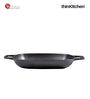 Victoria Cast Iron Square Grill Pan with Double Loop Handles, Made in Colombia, 10 Inches