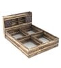 Victoria King Size Bed in Matte Finish with Box Storage