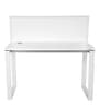 Victoria Study Table with Marker Board in White Colour