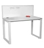 Victoria Study Table with Marker Board in White Colour