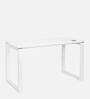 Victoria Writing Table in Frosty White Finish