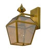 Victorian Brass Trapezoid Wall Sconce