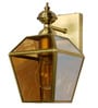 Victorian Brass Trapezoid Wall Sconce