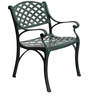 Victorian Style Antique Chair in Green Colour