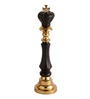 Victoris Gold Black Set of  King and Queen Chess