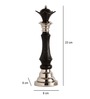 Victoris Silver Black Set of  King and Queen Chess