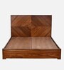 Victory Queen Size Bed in Teak Finish